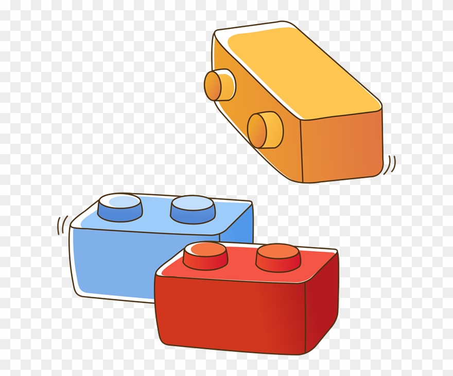 儿童插画png素材儿童节元素卡 - - Bloques De Juguete Dibujo Clipart