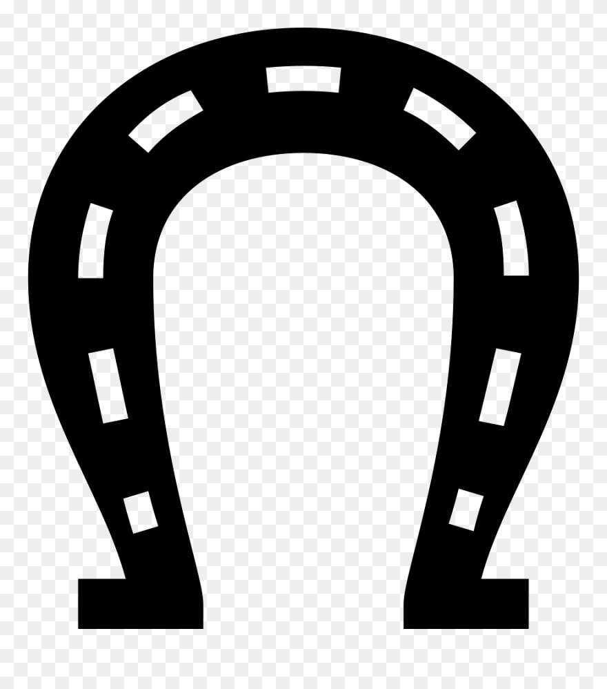 The Icon Is A Horseshoe That - Horseshoe Png Clipart