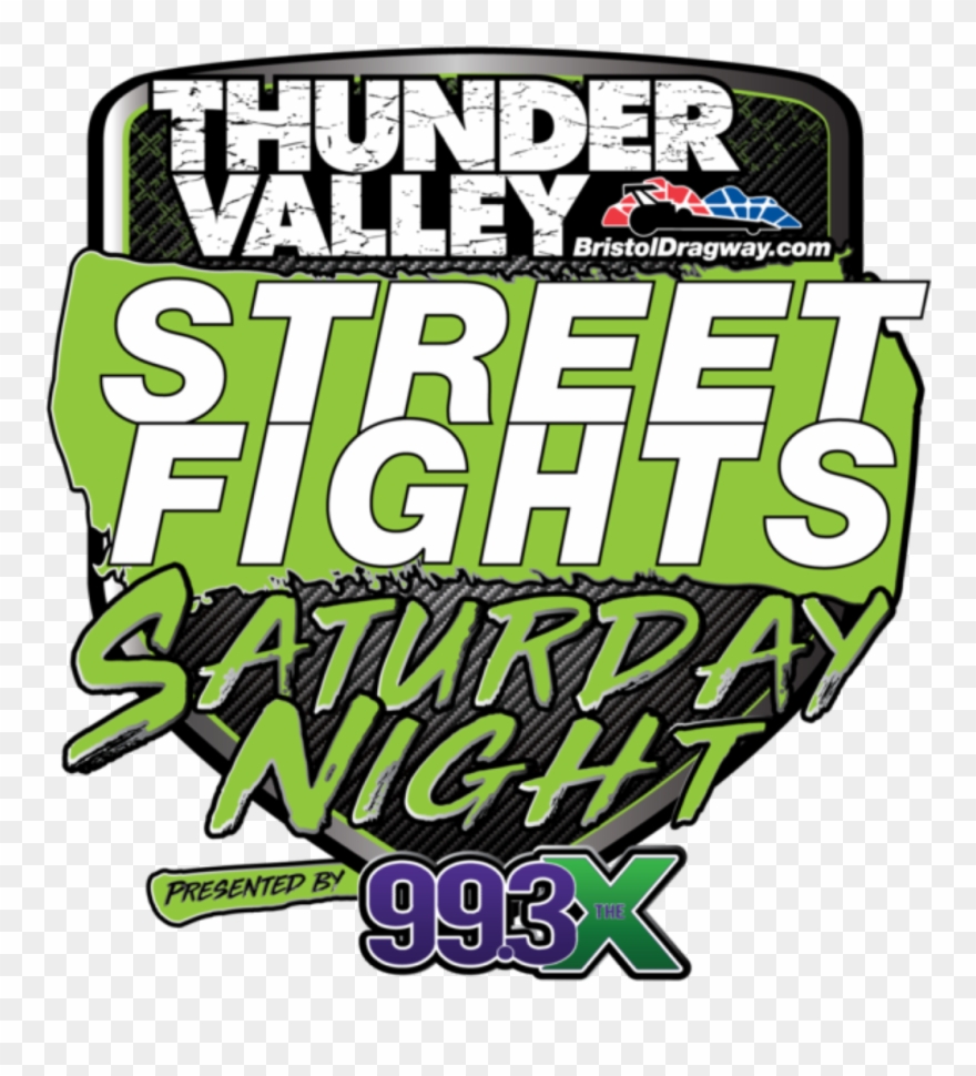 Street Fights Saturday Night - Bristol Dragway Clipart