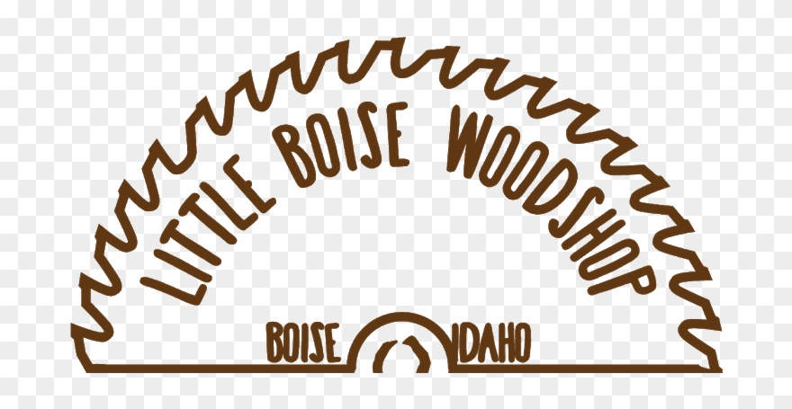 Little Boise Woodshop - Sawmill Logo Clipart