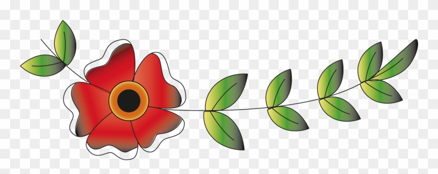 Wildflower Vector Cartoon - Vector Flowers Cartoon Clipart