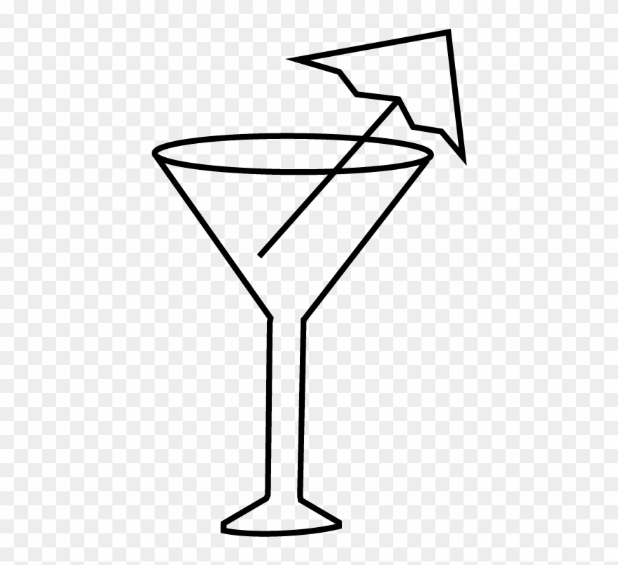 Bikini - Inner-tube - Cocktail - Martini Glass Clipart