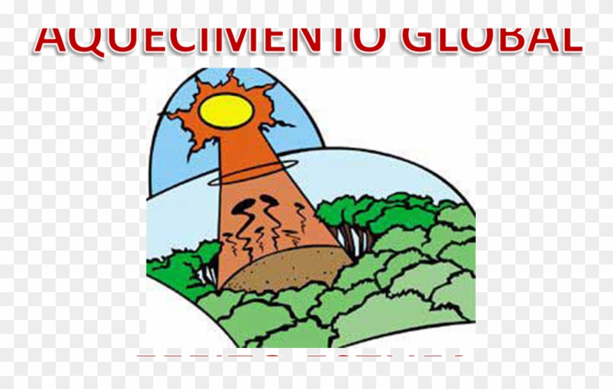 Greenhouse Effect Climate Change - Deforestation Effect Drawing Clipart