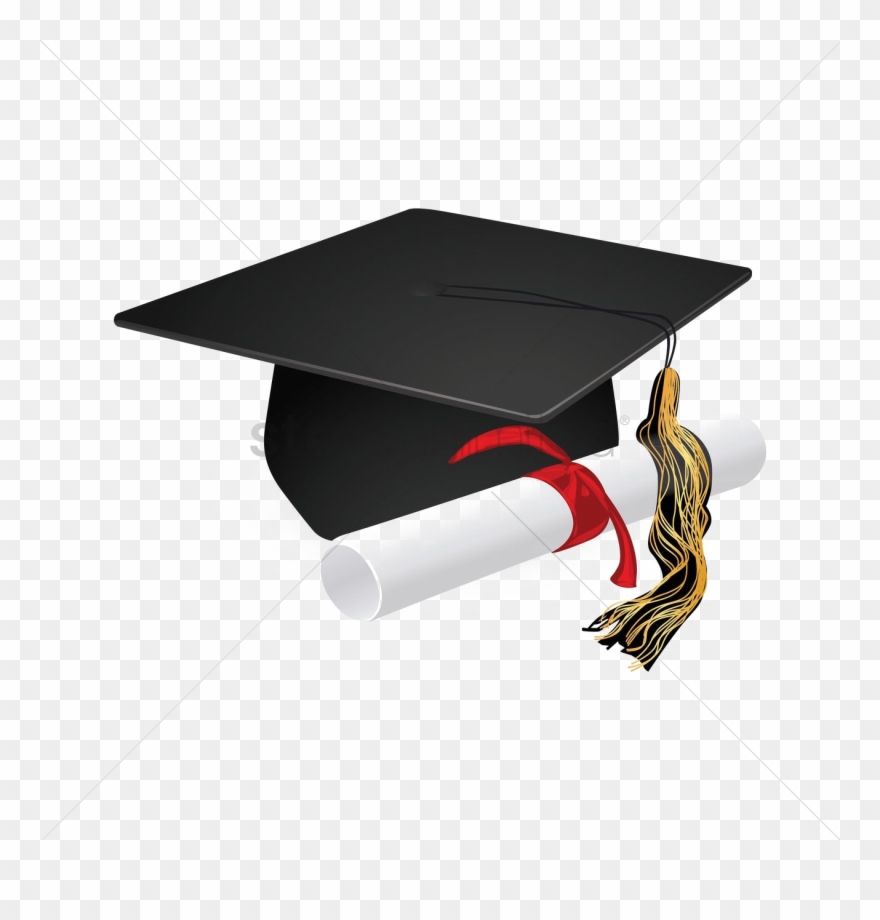 Graduation Cap Icon Transparent Download - Graduation Cap And Scroll Clipart