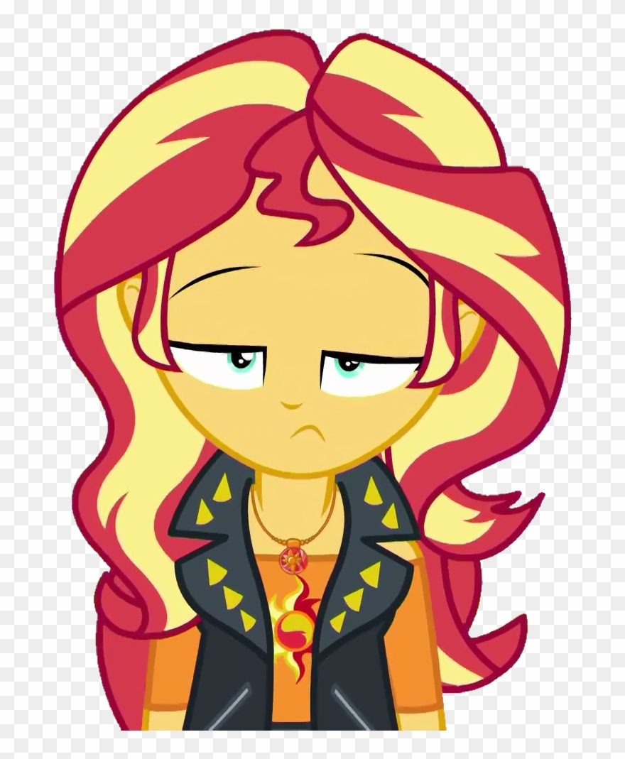 A Fine Line, Artist - Equestria Girls Sunset Shimmer Sad Clipart