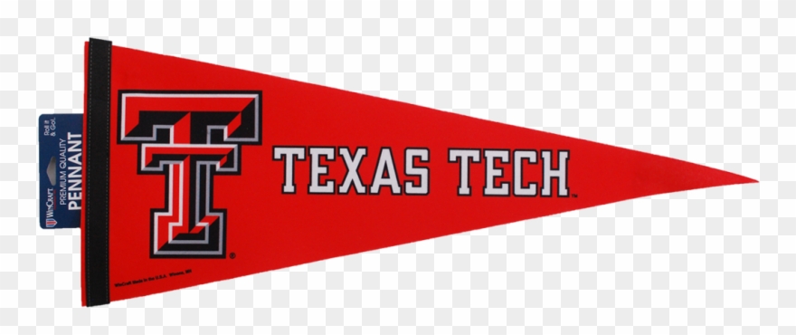Red Pennant Double T / Texas Tech - Texas Tech University Clipart