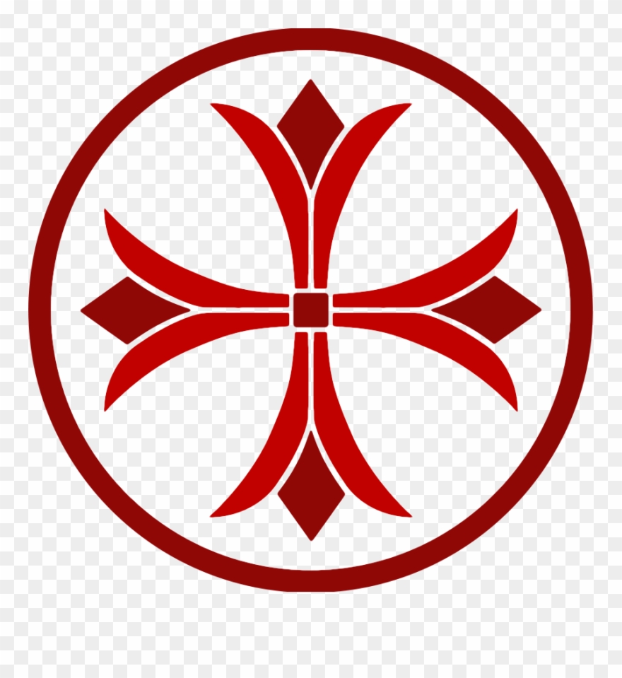 Red Cross - Coptic Cross Png Clipart