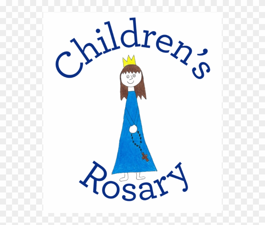 Children's Rosary Logo Web Clipart