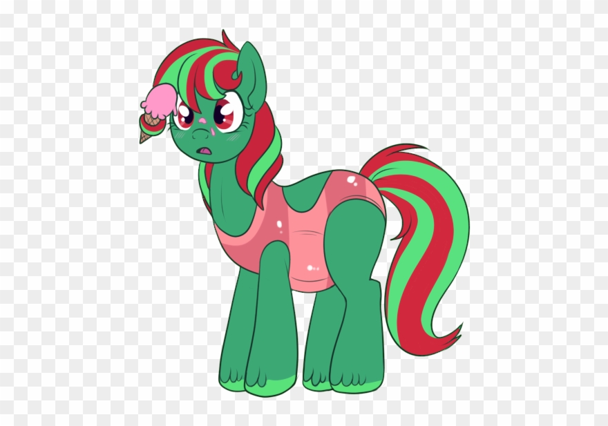 Lulubell, Belly, Clothes, Hair Hold, Ice Cream, Mane - Swimsuit Clipart