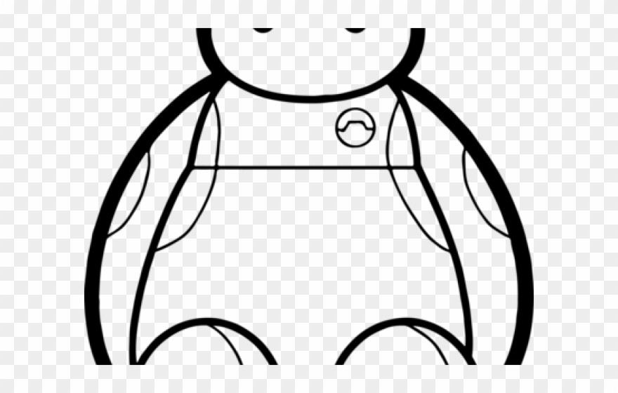 Larger Clipart Baymax Hiro - Baymax Clipart Png Transparent Png