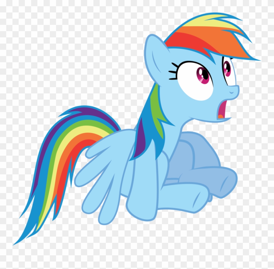 Fall Weather Friends, Rainbow Dash, Safe, Shocked, - My Little Pony Rainbow Dash Shocked Clipart