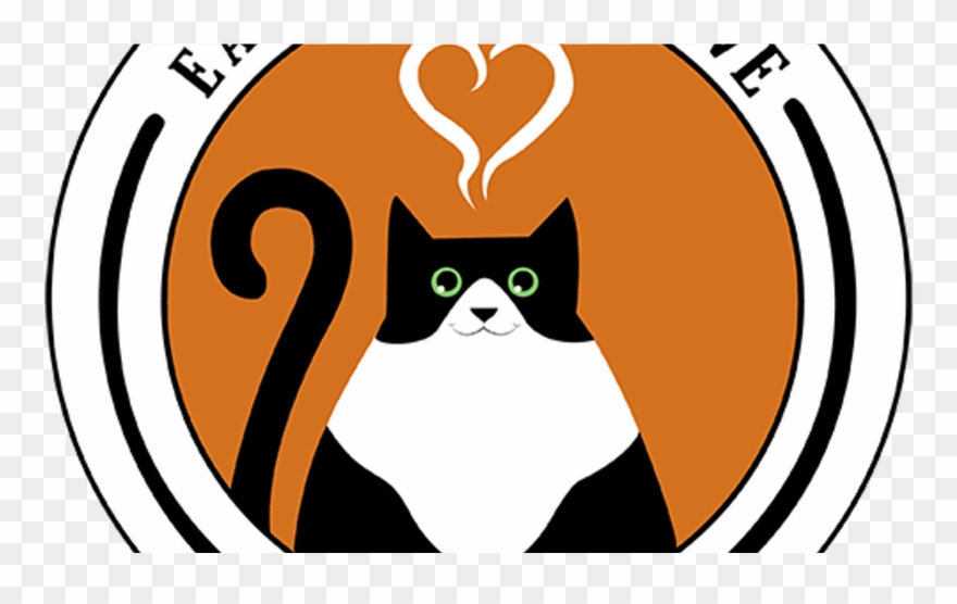 Purr Cat Cafe - Cat Cafe Eat Purr Clipart