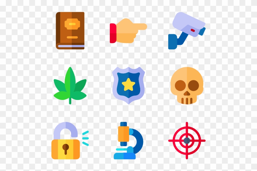 Crime Investigation - Icon Clipart