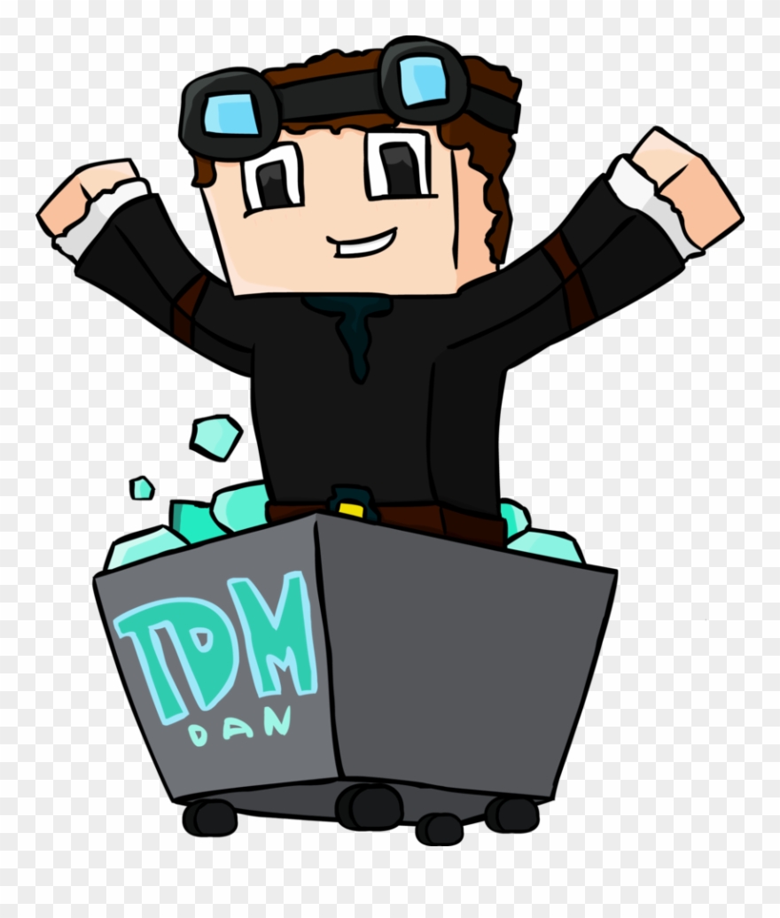 Vector Freeuse Minecraft Lessons Tes Teach Dantdmbybiclawdesignsd - Diamond Minecart Dan Tdm Clipart