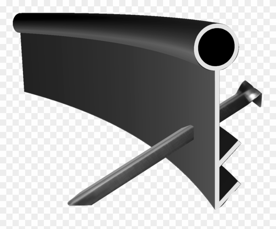 Black Edg Knighttm 5 Inch Lawn Edging With A 1 Inch - Blackjack Edging Clipart