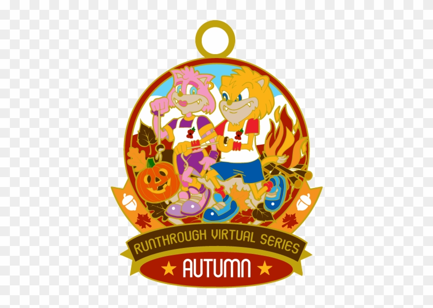 Autumn 2018 Virtual Run - Illustration Clipart