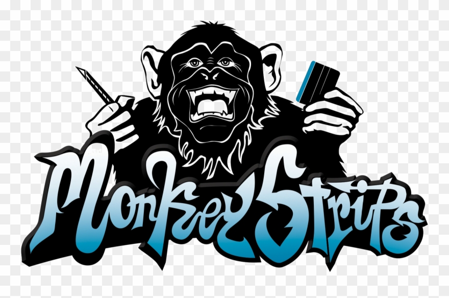 Monkey Strips - Monkey Strips Rakelpolster Clipart