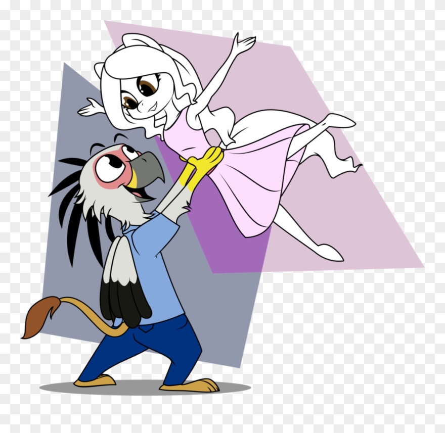 Up1ter, Dancing, Griffon, Oc, Oc - Cartoon Clipart