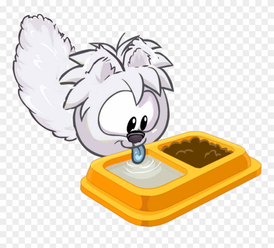 Arctic Fox Puffle Drink - Arctic Fox Clipart