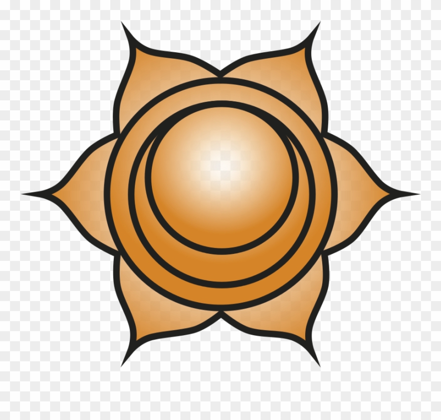 Sacrum - Sacral Chakra Symbol Clipart