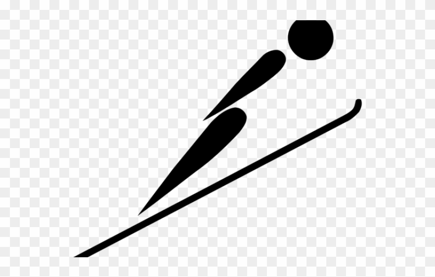 Skiing Clipart Winter Olympics - Ski Jumping - Png Download