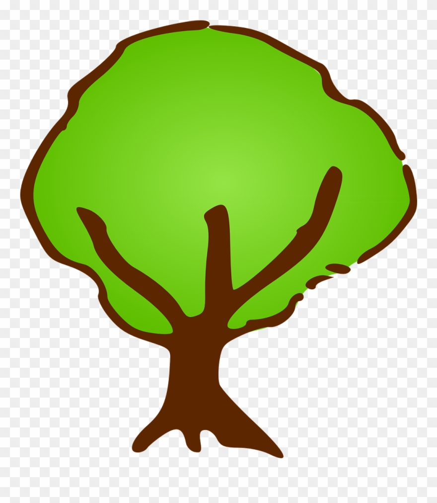 Spring Season Clipart 4, Buy Clip Art - Tree Symbol For Maps - Png Download