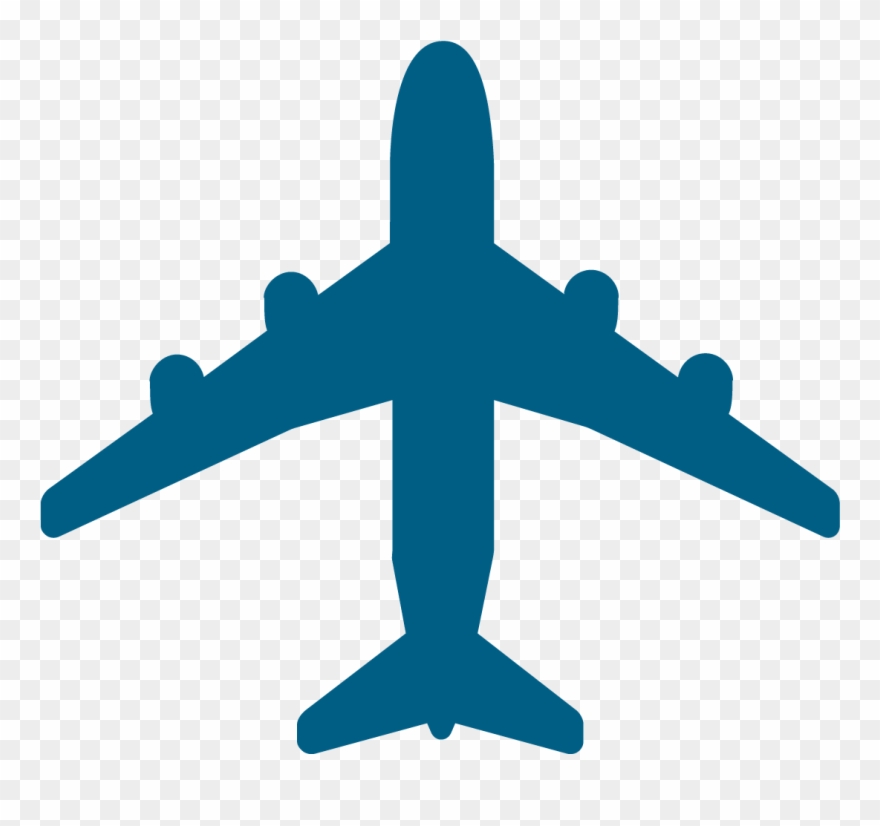 Taking The World By The Horns - Transparent Airplane Silhouette Clipart