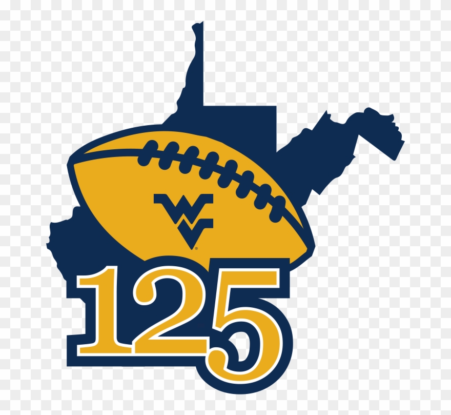 Social Media Wall - Wvu Football 125 Years Clipart
