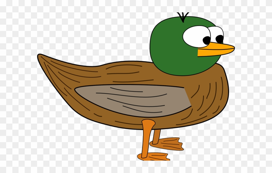 Wings Clipart Duck - Cartoon Duck Transparent Png