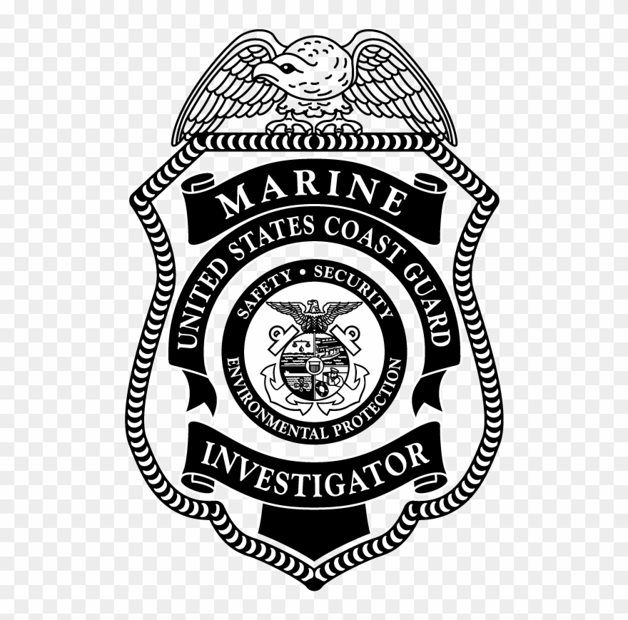 Uscg Marine Investigator - Military Police Corps Clipart