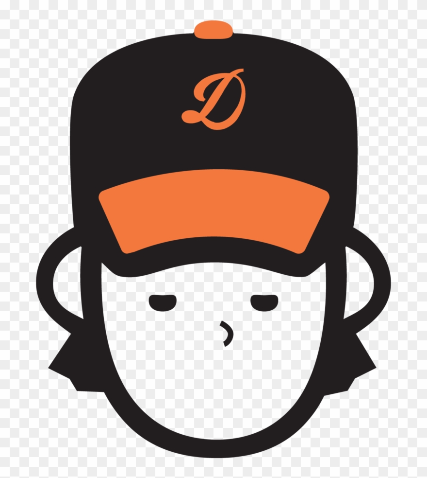 Dude Baseball Logo-01 - Baseball Clipart