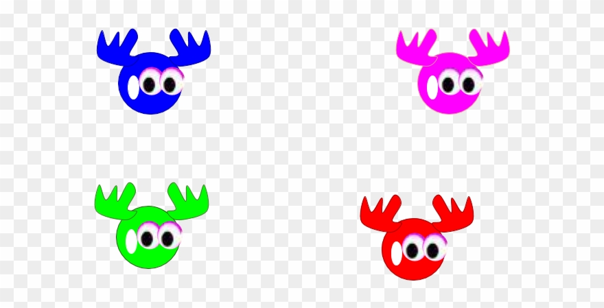 4 Flying Candies - Cartoon Clipart