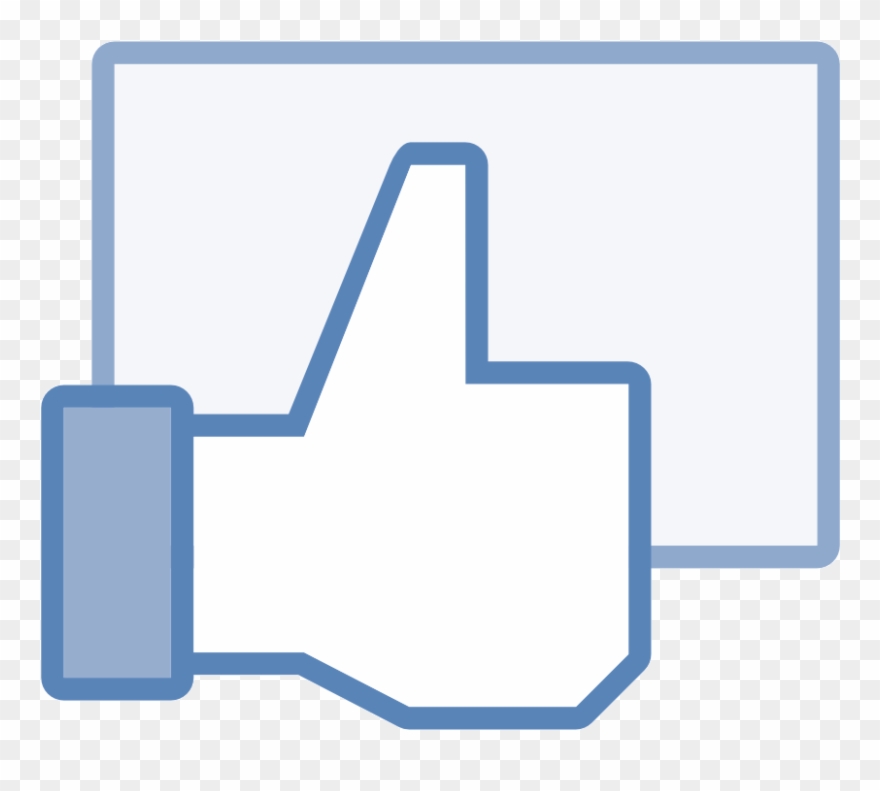 Facebook Like Icon Png Transparent Image Free Stock - Facebook Thumbs Up And Down Clipart