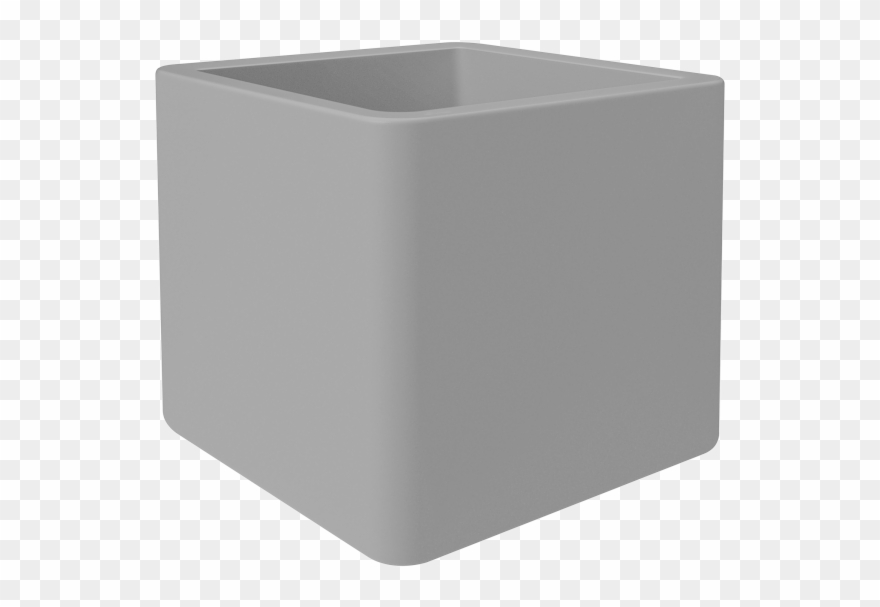 Pure Soft Home Collection Clipart Royalty Free Download - Square Wastebasket In Black - Png Download