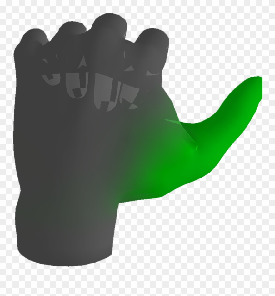 Left Thumb, Hand Closed - Hand Clipart