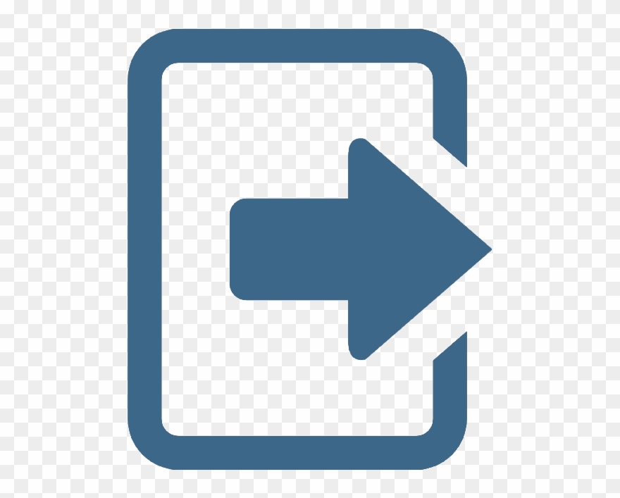 Logout - Logout White Icon Png Clipart