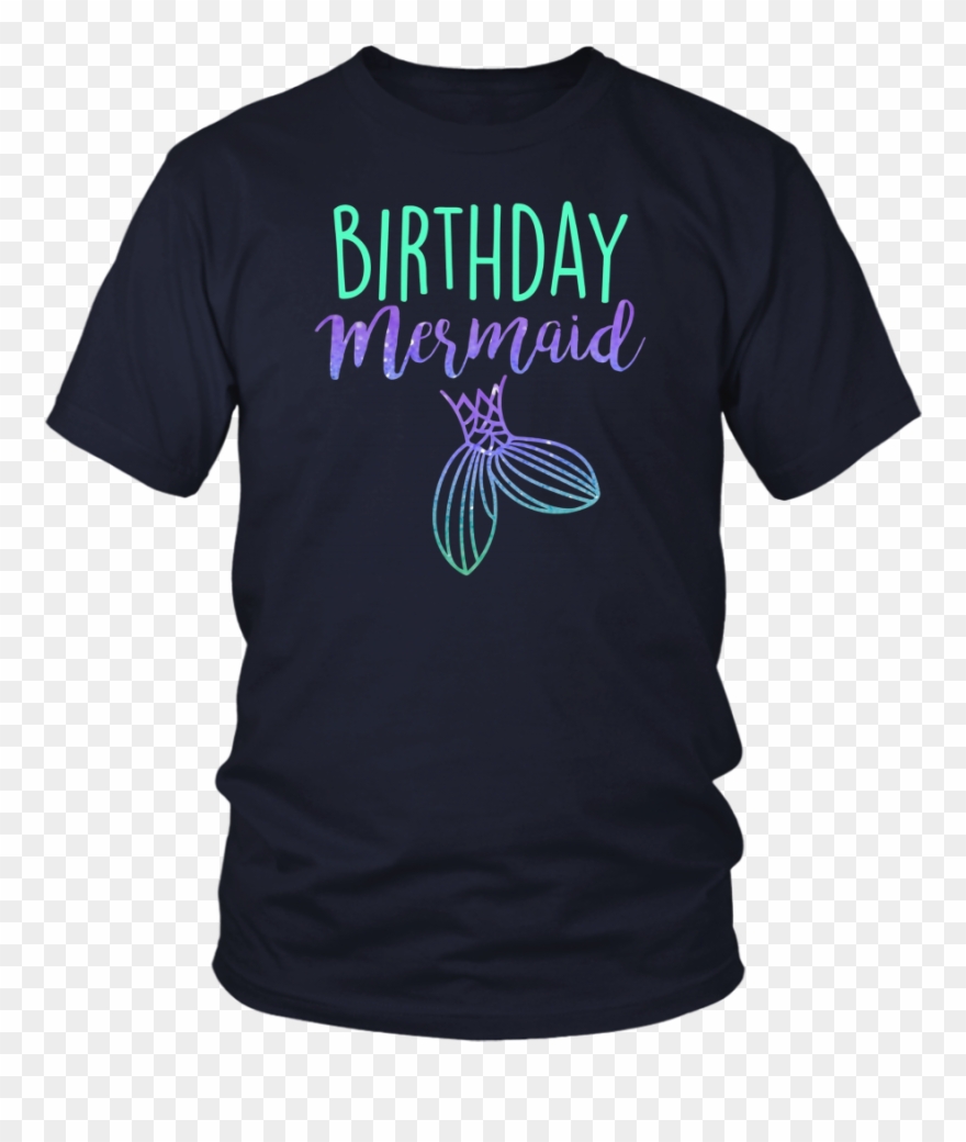 Birthday Mermaid Birthday Party T-shirt - Opengl T Shirt Clipart