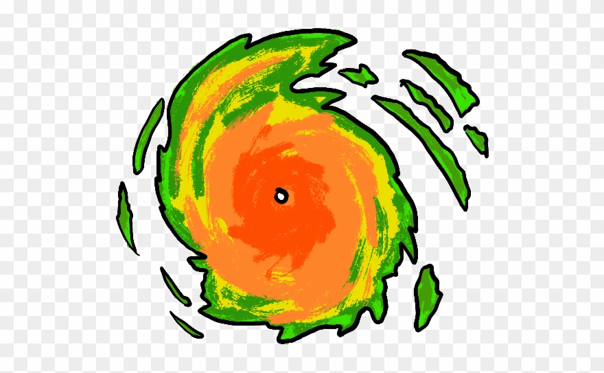 Nhc Atlantic Tropical Cyclones/hurricanes - Hurricane Clipart Animated - Png Download