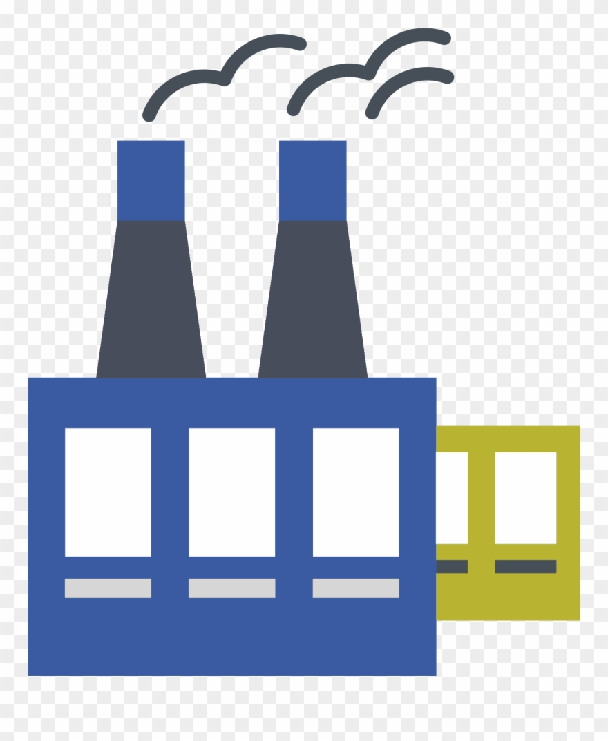 Power Plants Infrastructure Clipart