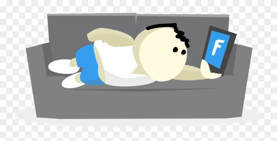 "i'm Exercising On Facebook" - Solution Clipart