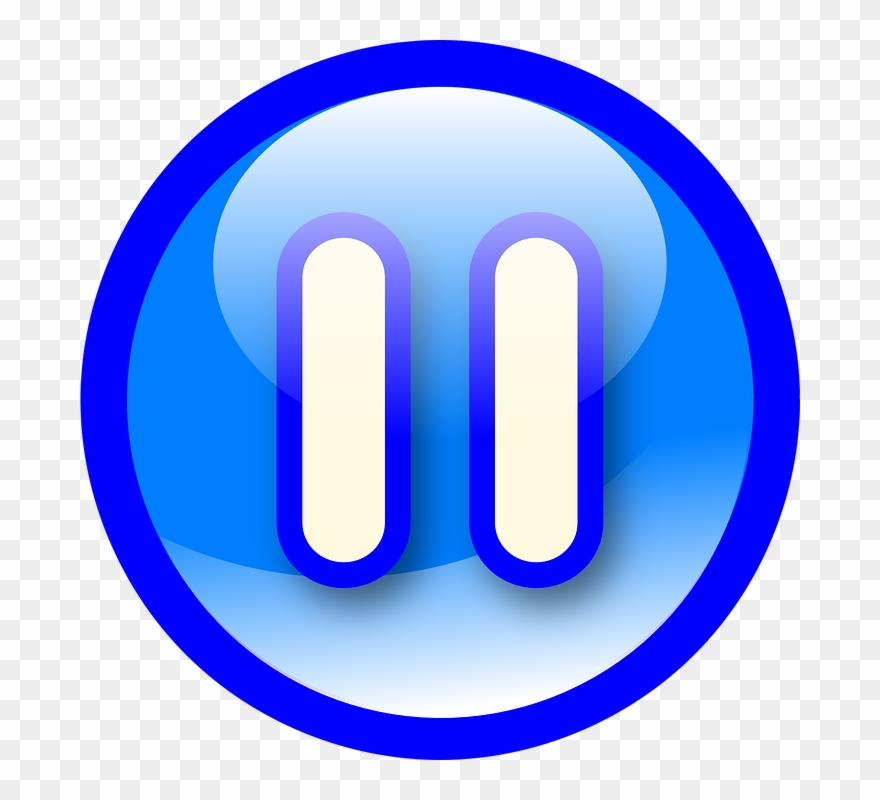 Cliparts Pin Buttons 19, Buy Clip Art - Pause Button Clipart Png Transparent Png