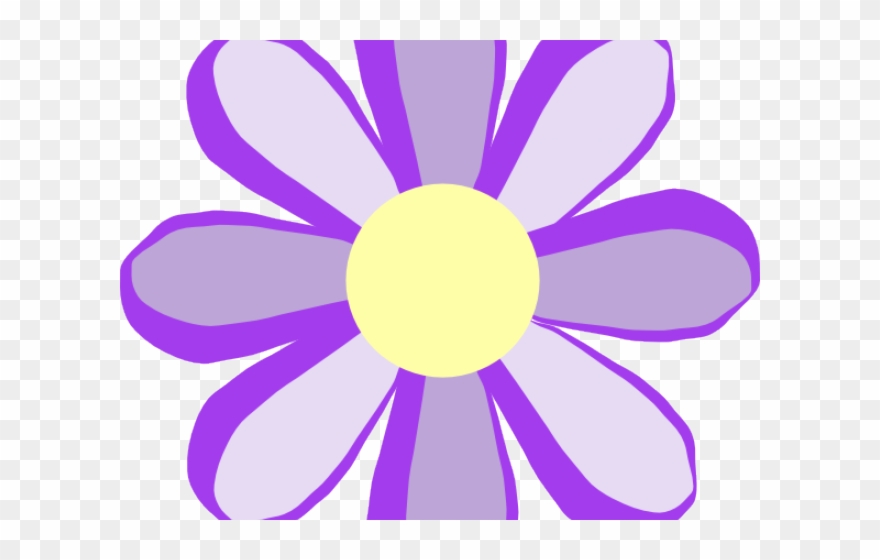 Mauve Clipart Lavender Rose - Flower Cute Clipart - Png Download