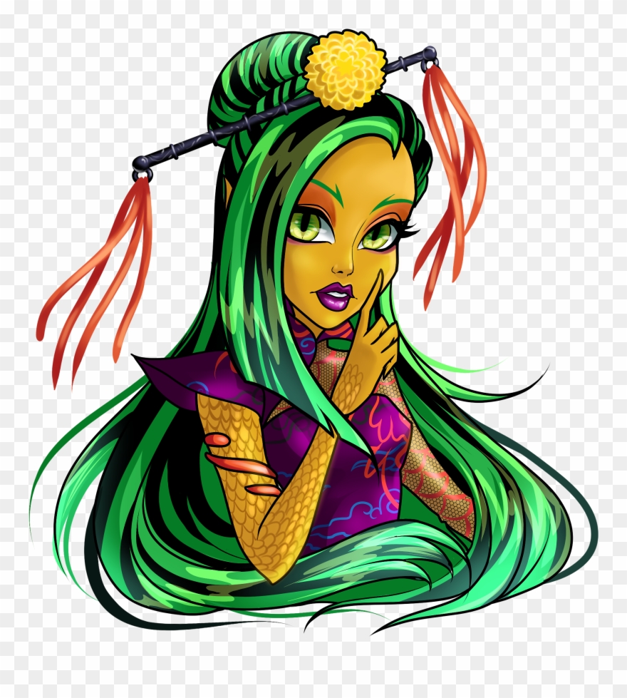 Jinafire Boží Fan Art Png - Monster High Jinafire Long Anime Clipart