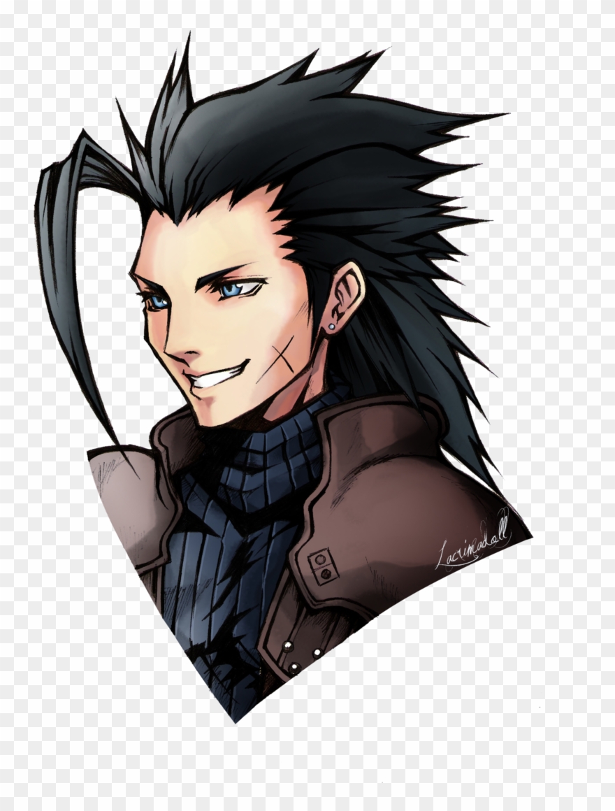 Zack Final Fantasy Crisis Core Anime Clipart