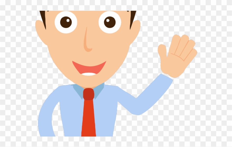 Photos Clipart Man - Hello Cartoon Png Transparent Png