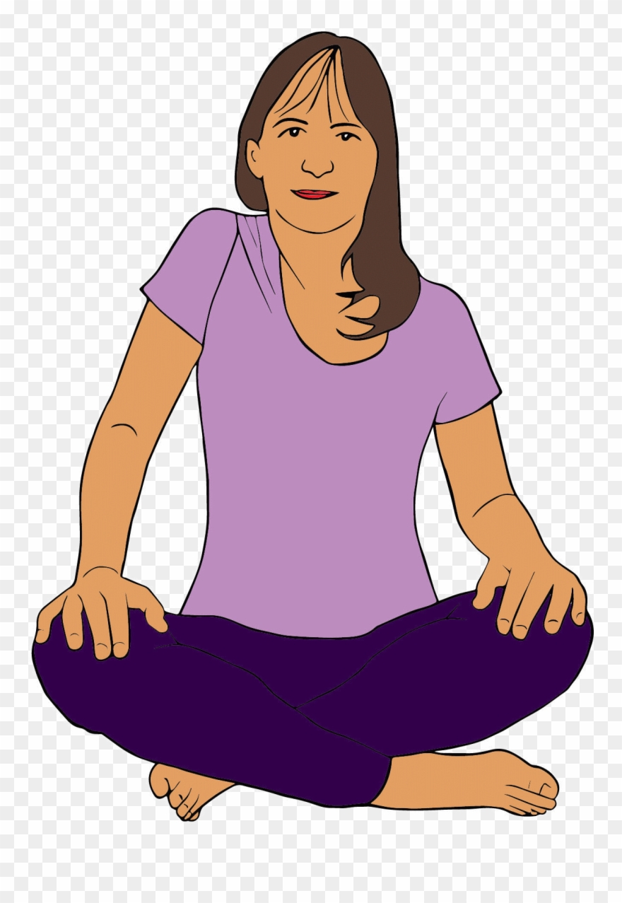 V Uvolnění Ramen - Sitting Clipart