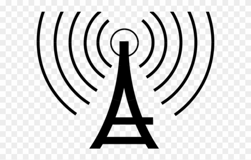 Antenna Clipart Radio Operator - Radio Tower - Png Download