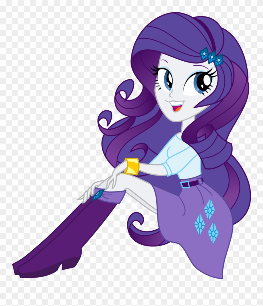 Bracelet Vector Cartoon - Rarity Equestria Girl Galaxy Clipart