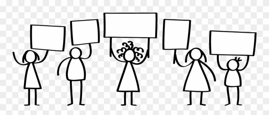 Click To Enlarge Useyourwords1 1 D87e7a71c5e53394 - Stick Figure Protesting Clipart