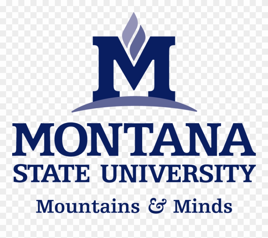 Core Logo With Mountains & Minds Tagline - Montana State University Mountains And Minds Clipart
